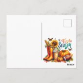 今シーズンだ ポストカード (裏面)