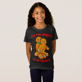 今シーズンのクリスマスのジンジャーブレッドのカップル Tシャツ (正面フル)