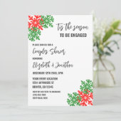 今シーズンのクリスマスカップルのシャワー 招待状 (スタンド正面)