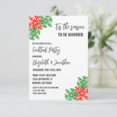 今シーズンのクリスマス前結婚式パーティー エンクロージャーカード (スタンド正面)