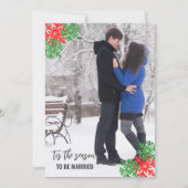 今シーズンのクリスマス結婚の セーブザデート (正面)