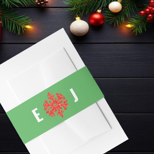 今シーズンのクリスマス結婚の 招待状ベリーバンド