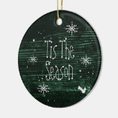 今シーズンのクリスマス装飾 セラミックオーナメント (左)