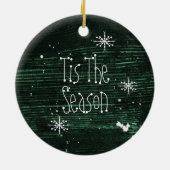 今シーズンのクリスマス装飾 セラミックオーナメント (裏面)