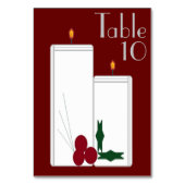 今シーズンのテーブルカード テーブルナンバー (裏面)