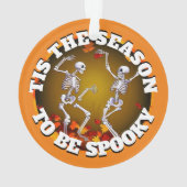 今シーズンのハッピースケルトン オーナメント (裏面)