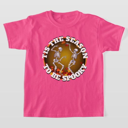 今シーズンのハッピースケルトン Tシャツ (レイダウン)