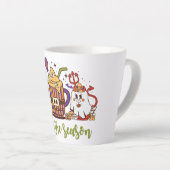 「今シーズンのハロウィーンコーヒー カフェラテマグ (右アングル)