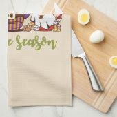 「今シーズンのハロウィーンコーヒー キッチンタオル (四つ折り)