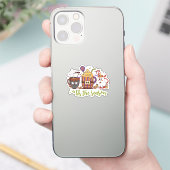「今シーズンのハロウィーンコーヒー シール (スマートフォン)
