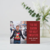 今シーズンのファッション屈辱クリスマスP ポストカード (スタンド正面)