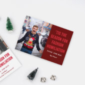 今シーズンのファッション屈辱クリスマスP ポストカード