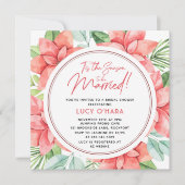 今シーズンのブライダルシャワー結婚した 招待状 (正面)