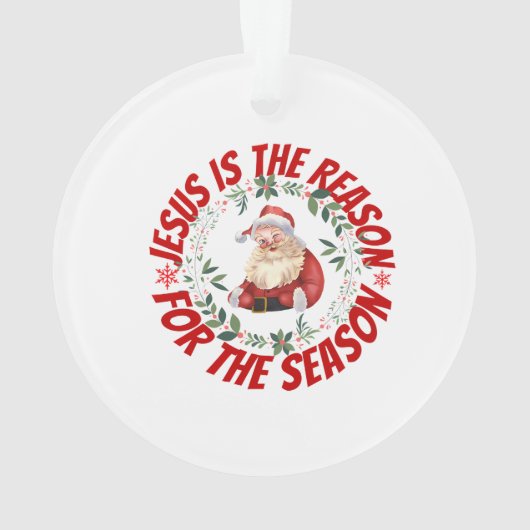 今シーズンの理由はイエスだ オーナメント (裏面)