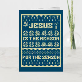 今シーズンの理由はイエスだ 箔グリーティングカード