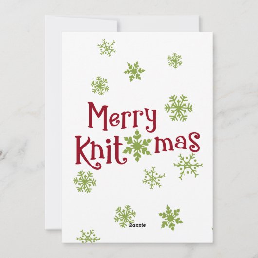 今シーズンの編み物 – ニットおもしろいズ シーズンカード (裏面)