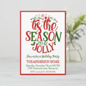 今シーズンはおもしろいのすてきクリスマスパーティー 招待状 (スタンド正面)