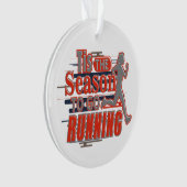 今シーズンはのランニングフェスティバルクリスマス オーナメント (正面)