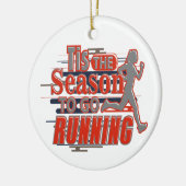 今シーズンはのランニングフェスティバルクリスマス セラミックオーナメント (左)