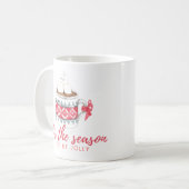 「今シーズンはクリスマスすてきマシュマロ コーヒーマグカップ (正面左)