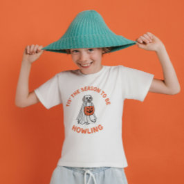 今シーズンはハロウィーン犬を吠える Tシャツ