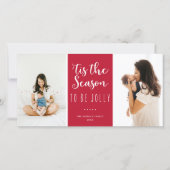 『今シーズンはフェスティバル赤すてき写真 シーズンカード (正面)