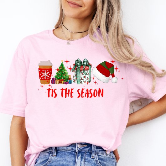 今シーズンはメリークリスマス女子かわいいTシャツ Tシャツ