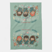 今シーズンは友達と仲良し キッチンタオル (縦)