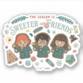 今シーズンは友達と仲良し シール (正面)