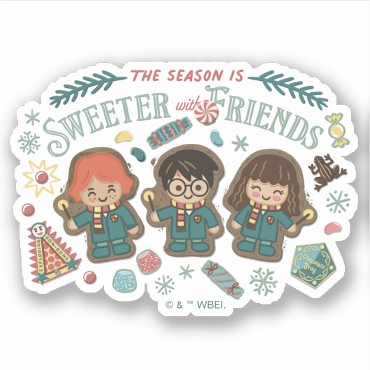 今シーズンは友達と仲良し シール (正面)