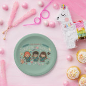 今シーズンは友達と仲良し ペーパープレート (パーティー)