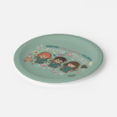 今シーズンは友達と仲良し ペーパープレート (アングル)