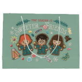 今シーズンは友達と仲良し ラージペーパーバッグ (裏面)