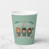 今シーズンは友達と仲良し 紙コップ (正面)