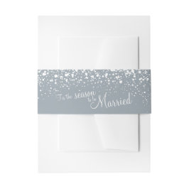 今シーズンは白灰色結婚しただ 招待状ベリーバンド