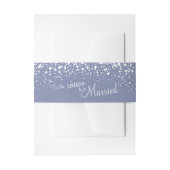 今シーズンは白灰色結婚しただ 招待状ベリーバンド (正面例)