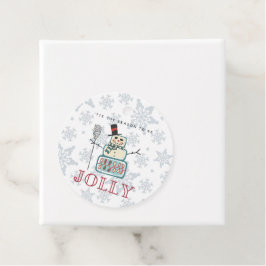 『今シーズンは雪だるまのすてきクリスマス フェイバータグ