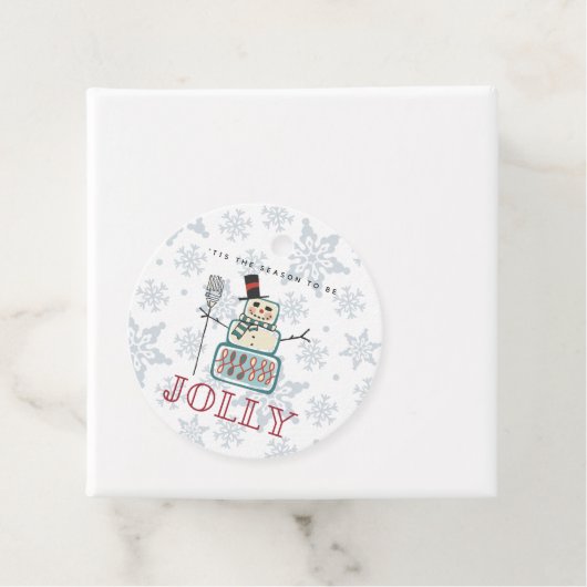 『今シーズンは雪だるまのすてきクリスマス フェイバータグ (インサイチュ)