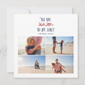 今シーズンは4回数々ののクリスマス  シーズンカード (正面)