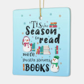 「今シーズンよ読りダスティンスティーブンスの本 セラミックオーナメント (左)