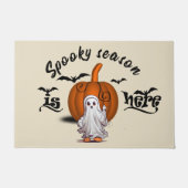今シーズン不気味は面白いハロウィーンだ ドアマット (正面)