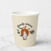 今シーズン不気味は面白いハロウィーンだ 紙コップ (正面)