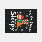 今シーズン眠いおもしろいフリースブランケット フリースブランケット (正面(横))