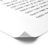 今シーズン20結婚テーブルのシーティングプラン ポスター (角)