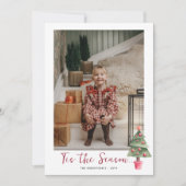 今シーズン…クリスマスフォト シーズンカード (正面)