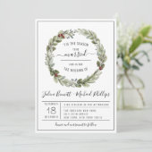 今シーズン |クリスマス結婚式招待状 招待状 (スタンド正面)