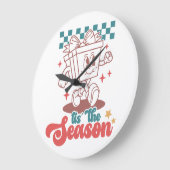 今シーズン |クリスマス ラージ壁時計 (傾斜)