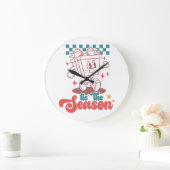 今シーズン |クリスマス ラージ壁時計 (ホーム)