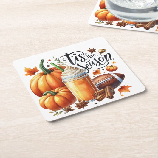 今シーズン スクエアペーパーコースター (アングル)