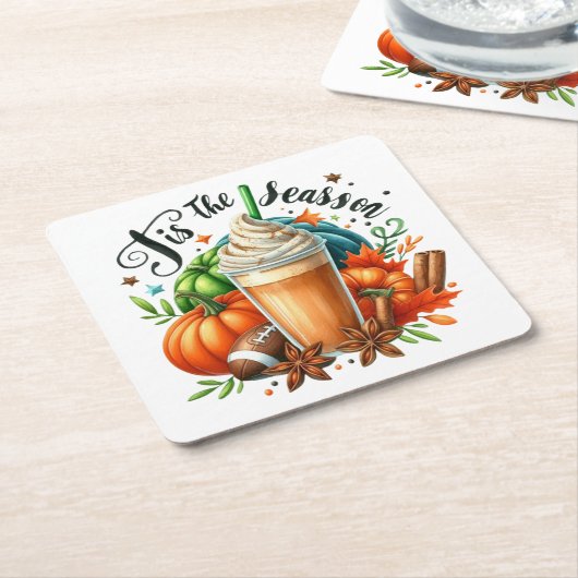 今シーズン スクエアペーパーコースター (アングル)